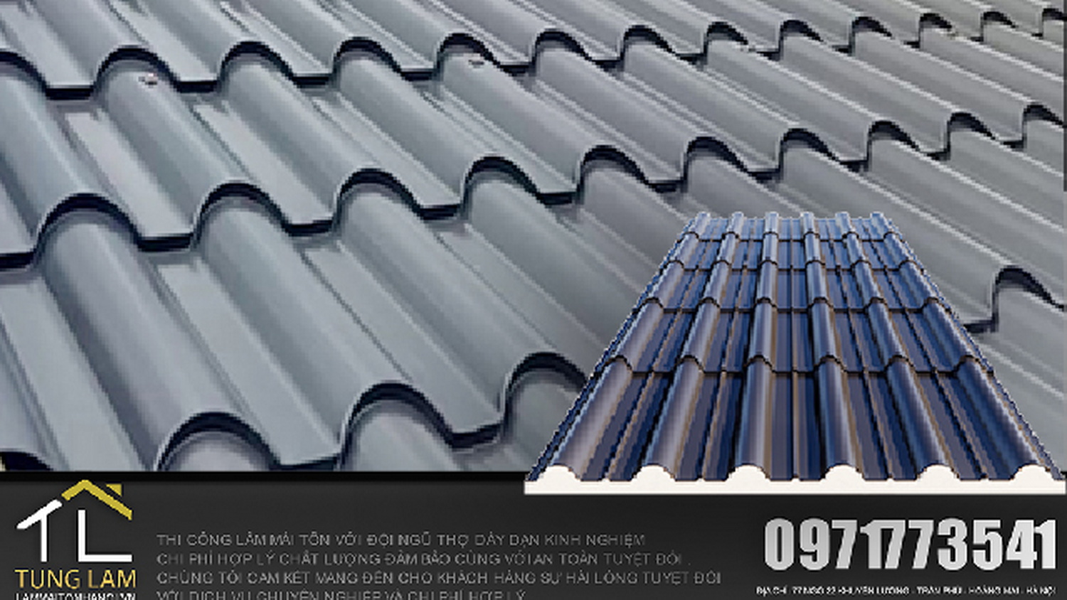 làm mái tôn đẹp