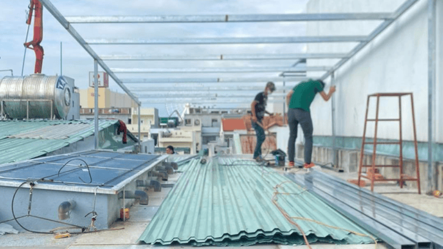 dịch vụ làm mái tôn trọn gói