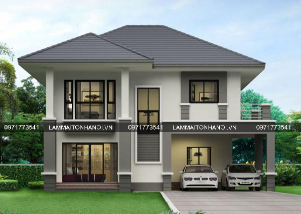 thi công mái tôn giả ngói