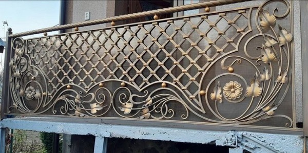 Mẫu lan can sắt Tùng Lâm 