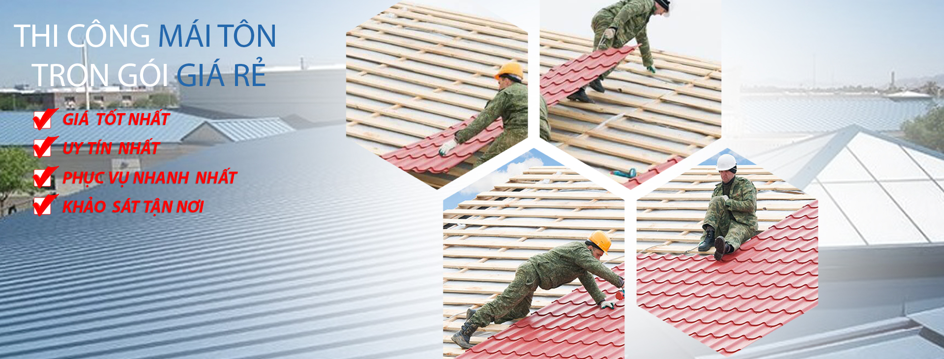 BẢNG BÁO GIÁ THI CÔNG LÀM MÁI TÔN CHỐNG NÓNG GIÁ RẺ MỚI NHẤT 2023